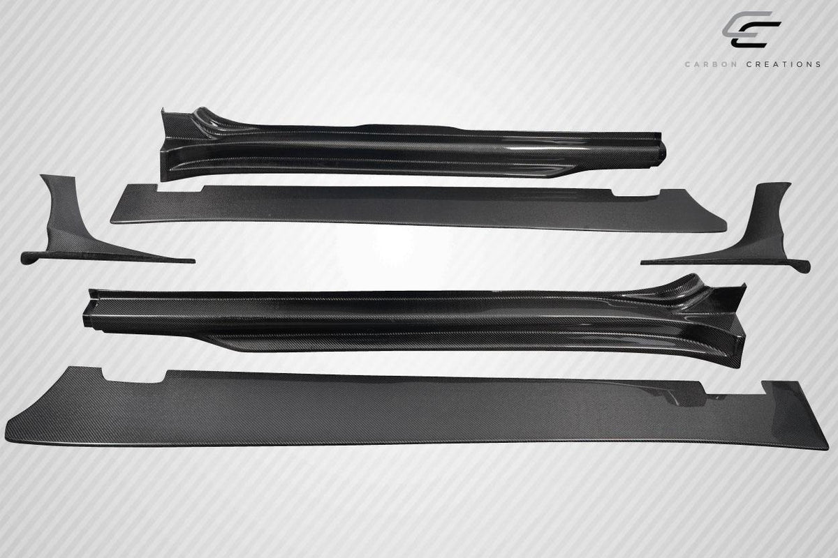 Extreme Dimensions Carbon Creations VRS Wide Body Side Skirt Rocker Panels - 6 Piece - 2015-2021 WRX STI