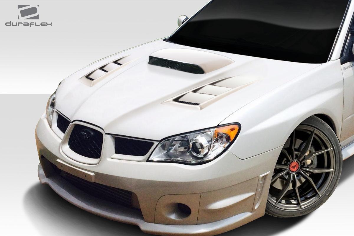 Extreme Dimensions Duraflex C-1 Hood - 1 Piece - 2006-2007 WRX STI