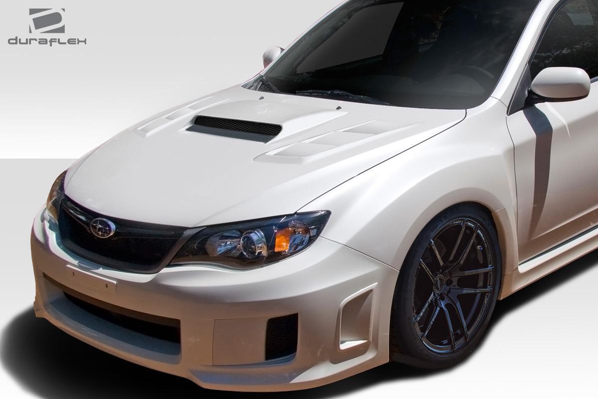 Extreme Dimensions Duraflex C-1 Hood - 1 Piece - 2008-2014 WRX STI