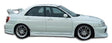 Extreme Dimensions Duraflex C-1 Side Skirts Rocker Panels - 2 Piece - 2002-2007 WRX STI