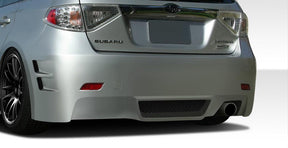 Extreme Dimensions Duraflex C-Speed 3 Rear Bumper Cover - 1 Piece - 2008-2011 Impreza / WRX