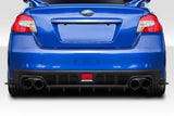 Extreme Dimensions Duraflex C-Speed Style Rear Diffuser - 1 Piece - 2015-2021 WRX STI