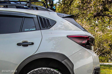 Extreme Dimensions Duraflex Fennec Outdoors Edition Rear Window Scoops - 2 Piece - 2018-2023 Crosstrek