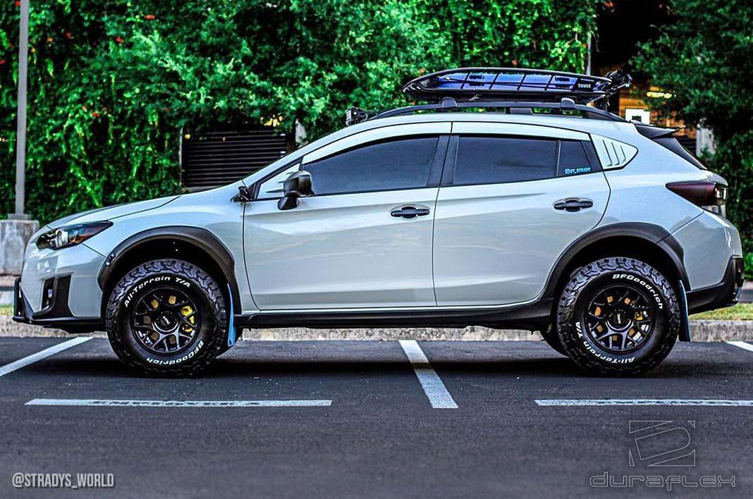 Extreme Dimensions Duraflex Fennec Outdoors Edition Rear Window Scoops - 2 Piece - 2018-2023 Crosstrek