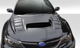 Extreme Dimensions Duraflex GT Concept Hood - 1 Piece - 2008-2014 WRX STI