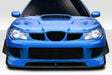Extreme Dimensions Duraflex M-1 Sport Front Bumper Cover - 4 Piece ( Includes Canards) - 2006-2007 WRX STI