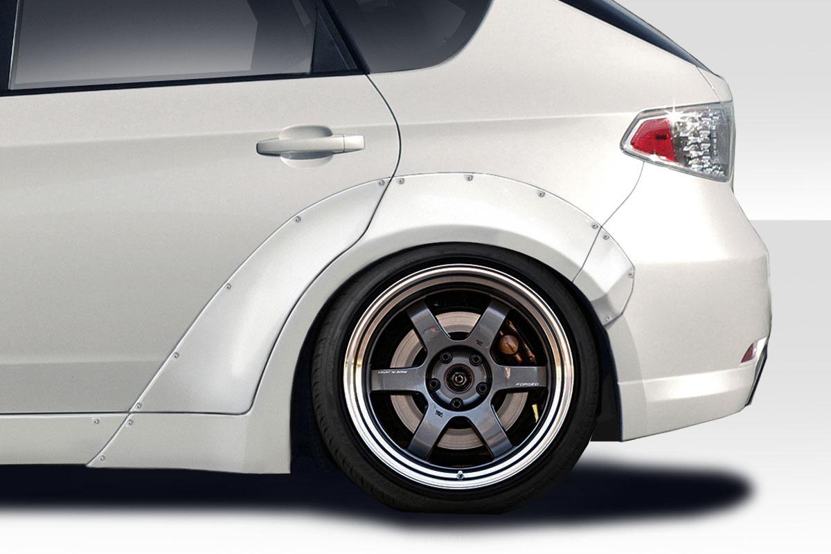 Extreme Dimensions Duraflex MSR Rear Fender Flares - 6 Piece - 2008-2011 WRX