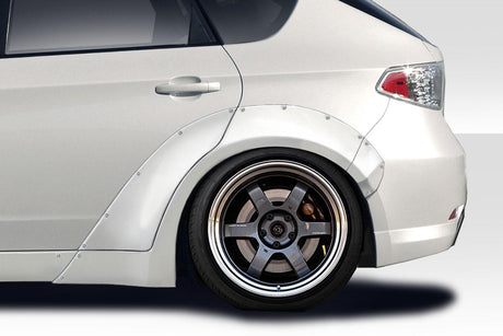 Extreme Dimensions Duraflex MSR Rear Fender Flares - 6 Piece - 2008-2011 WRX