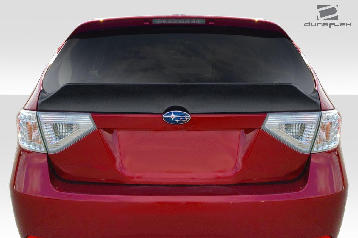 Extreme Dimensions Duraflex MSR Rear Middle Wing Spoiler - 1 Piece - 2008-2011 Impreza / WRX STI