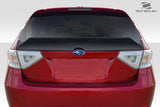 Extreme Dimensions Duraflex MSR Rear Middle Wing Spoiler - 1 Piece - 2008-2011 Impreza / WRX STI