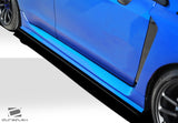 Extreme Dimensions Duraflex NBR Concept Side Splitters - 2 Piece - 2015-2021 WRX