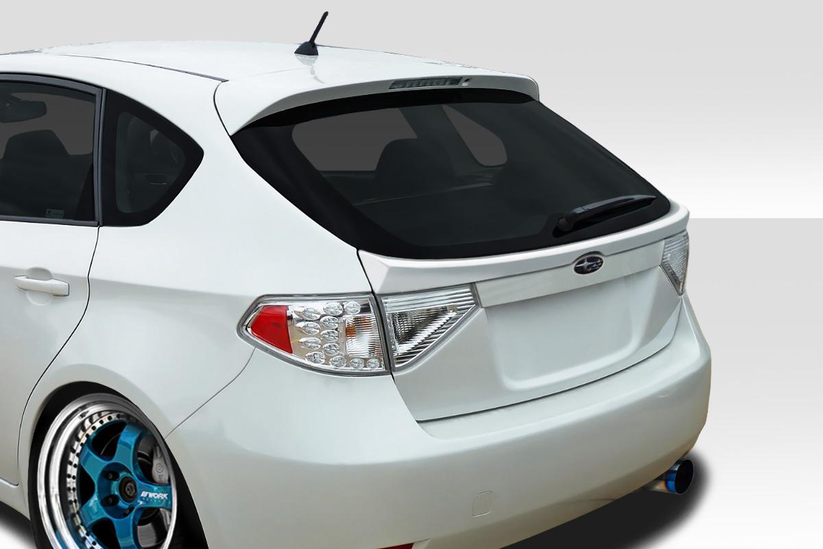 Extreme Dimensions Duraflex R Spec Mid Wing - 1 Piece - 2008-2011 Impreza / WRX STI