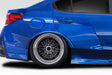 Extreme Dimensions Duraflex RBS Rear Fender Flares - 4 Piece - 2015-2021 WRX