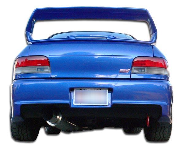 Extreme Dimensions Duraflex S-Sport Rear Bumper Cover - 1 Piece - 1993-2001 Impreza