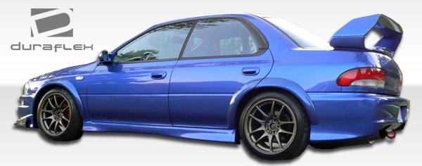 Extreme Dimensions Duraflex S-Sport Rear Bumper Cover - 1 Piece - 1993-2001 Impreza
