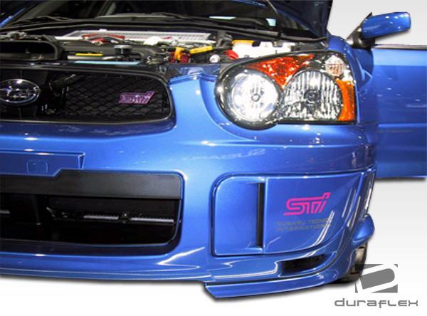 Extreme Dimensions Duraflex STI Look Front Bumper Cover - 1 Piece - 2004-2005 WRX STI