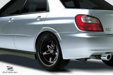 Extreme Dimensions Duraflex STI Look Rear Fender Flares - 4 Piece - 2002-2007 WRX STI