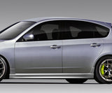 Extreme Dimensions Duraflex STI Look Side Skirts Rocker Panels - 2 Piece - 2008-2011 WRX