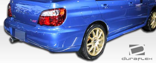 Extreme Dimensions Duraflex STI Look Side Skirts Rocker Panels - 2 Piece - 2002-2007 WRX STI