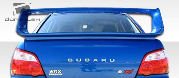 Extreme Dimensions Duraflex STI Look Wing Trunk Lid Spoiler - 1 Piece - 2002-2007 WRX STI