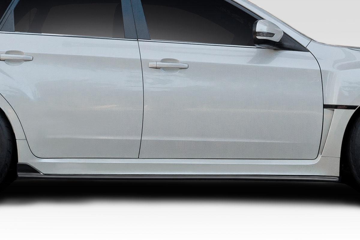 Extreme Dimensions Duraflex STI S206 Look Side Skirt Splitters - 2 Piece - 2008-2014 WRX STI