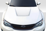 Extreme Dimensions Duraflex Vortex Hood - 1 Piece - 2008-2011 WRX STI