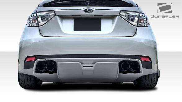 Extreme Dimensions Duraflex VR-S Rear Diffuser - 1 Piece - 2008-2014 WRX STI
