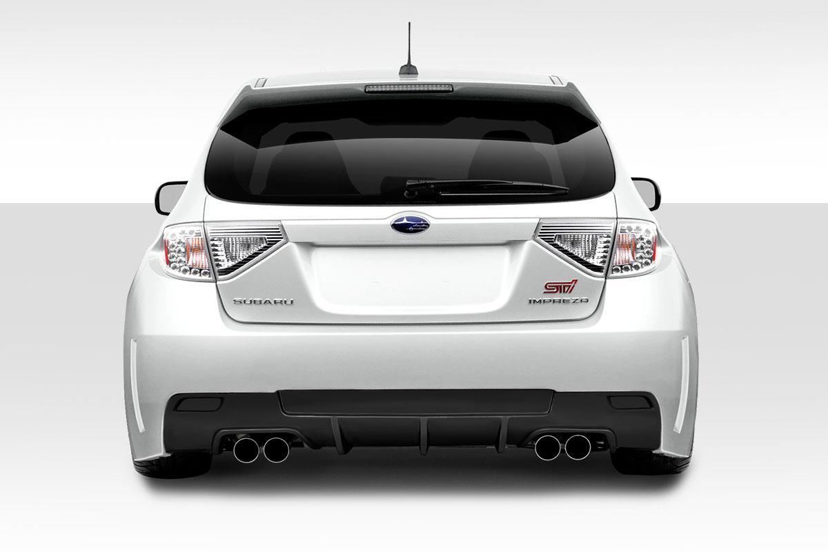 Extreme Dimensions Duraflex VRS Rear Bumper Cover - 1 Piece - 2008-2014 WRX STI