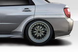 Extreme Dimensions Duraflex VRS Wide Body Rear Fender Flares - 4 Piece - 2002-2007 WRX STI