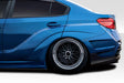 Extreme Dimensions Duraflex VRS Wide Body Rear Fender Flares - 9 Piece - 2015-2021 WRX STI