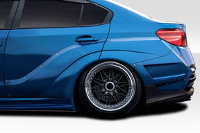 Extreme Dimensions Duraflex VRS Wide Body Rear Fender Flares - 9 Piece - 2015-2021 WRX STI