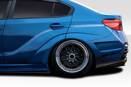 Extreme Dimensions Duraflex VRS Wide Body Rear Fender Flares - 9 Piece - 2015-2021 WRX STI