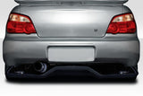 Extreme Dimensions Duraflex VTX Rear Diffuser - 1 Piece - 2002-2007 WRX STI