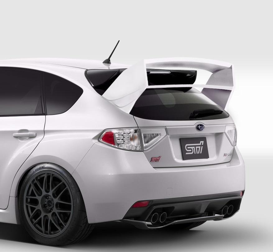 Extreme Dimensions Duraflex WRC Look Rear Wing Trunk Lid Spoiler - 1 Piece - 2008-2014 Impreza / WRX STI