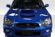 Extreme Dimensions Duraflex Zepher Sports Hood Air Vent Duct - 1 Piece - 2002-2003 WRX