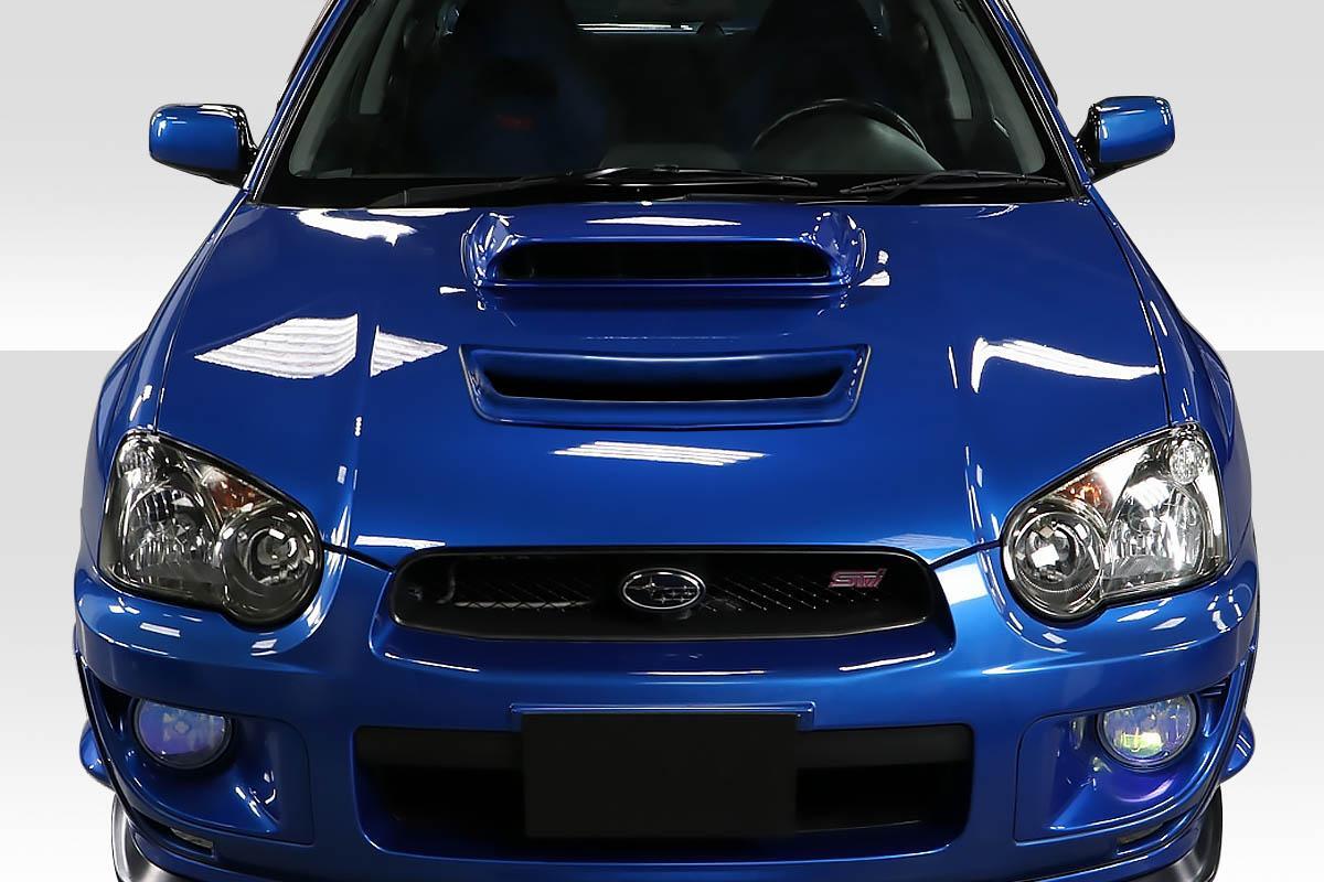 Extreme Dimensions Duraflex Zepher Sports Hood Air Vent Duct - 1 Piece - 2002-2003 WRX