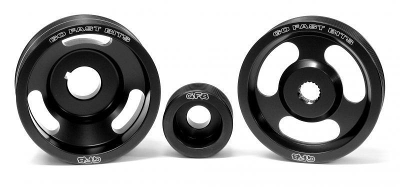 GFB 3-Piece Underdrive Pulley Kit - 2006-2007 Subaru WRX / 2004-2007 STI - product image 1