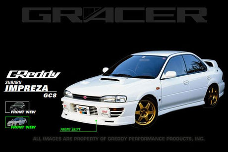 GReddy RS Hard Urethane Front Lip Spoiler ** Must ask / call to order** - 1998-2001 Subaru Impreza