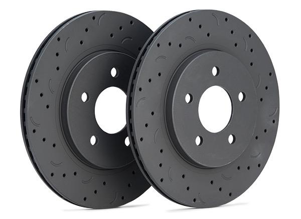 Hawk Performance Talon JNP-4090 Drilled and Slotted Rear Brake Rotor Set - 2015 Subaru Legacy