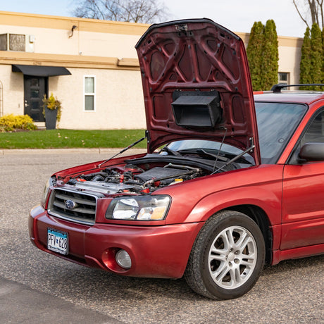 GrimmSpeed High-Lift Hood Struts - 2003-2008 Subaru Forester - product image 2
