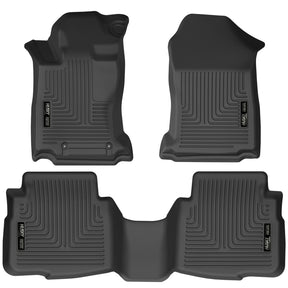 Husky Liners WeatherBeater Black Front & 2nd Seat Floor Liners - 2020 Subaru Outback