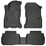Husky Liners Weatherbeater Black Front & 2nd Seat Floor Liners - 2019 Subaru Forester