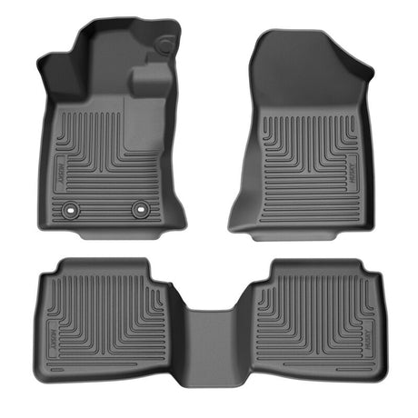 Husky Liners WeatherBeater Front & 2nd Row Floor Liners - Black - 2026 Subaru Outback