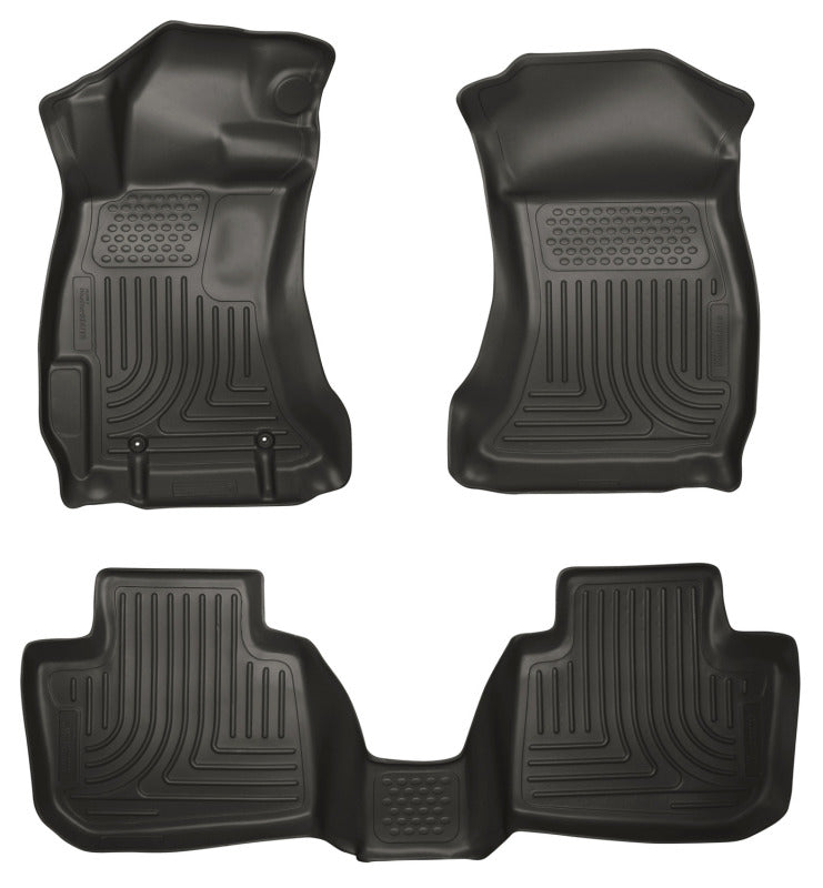 Husky Liners WeatherBeater Combo Black Floor Liners - 2010-2012 Subaru Outback