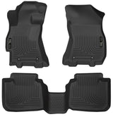 Husky Liners Weatherbeater Black Front & 2nd Seat Floor Liners - 2015 Subaru Outback