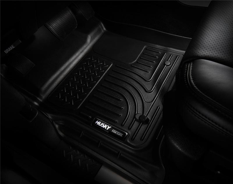 Husky Liners Weatherbeater Black Front & 2nd Seat Floor Liners - 2015 Subaru Outback