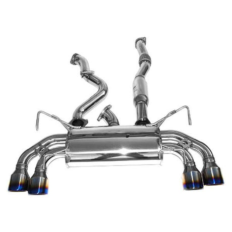 Invidia Q300 Titanium-Tip Dual Cat-Back Exhaust - 2008-2014 Subaru WRX / STI Hatchback