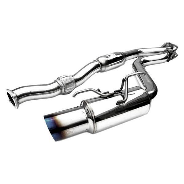 Invidia N1 Burnt Titanium-Tip Cat-Back Exhaust - 2008-2014 Subaru WRX / STI Hatchback