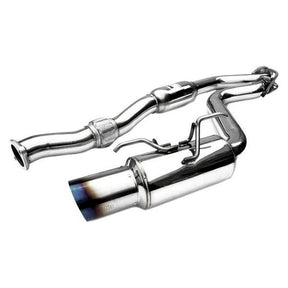 Invidia N1 Burnt Titanium-Tip Cat-Back Exhaust - 2008-2014 Subaru WRX / STI Hatchback