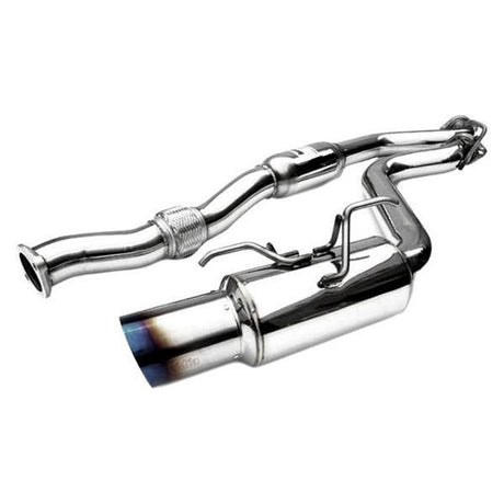 Invidia N1 Burnt Titanium-Tip Cat-Back Exhaust - 2008-2014 Subaru WRX / STI Hatchback